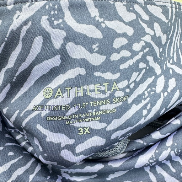 Athleta Purple Ace Printed Skort Plus 3X Athletic Golf Summer Athleisure Active - Picture 5 of 14